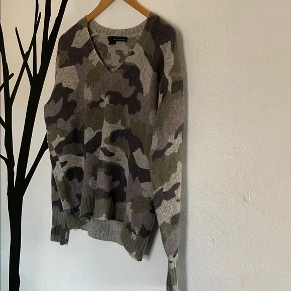 360 Cashmere Emerie camo sweater